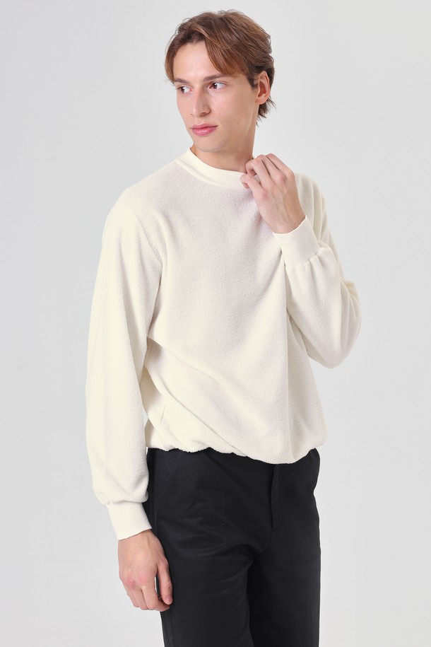 pelote - 스웨터 - Male Round Terry Knit