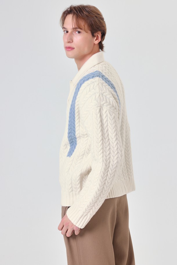 pelote - 가디건 - Signature Line Cashmere Cardigan