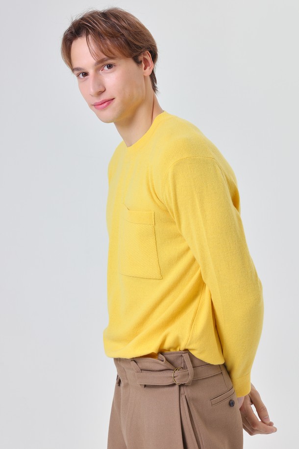 pelote - 스웨터 - Out pocket cashmere knit