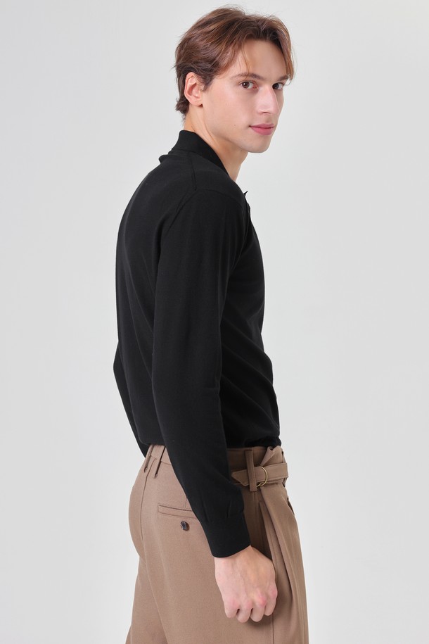 pelote - 스웨터 - Classic Collar Wool Sweater