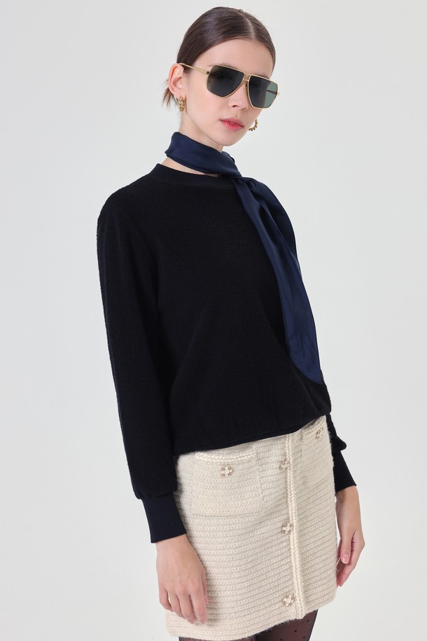 pelote - 스웨터 - Female Round Terry Knit