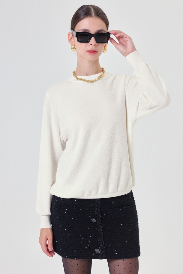 pelote - 스웨터 - Female Round Terry Knit