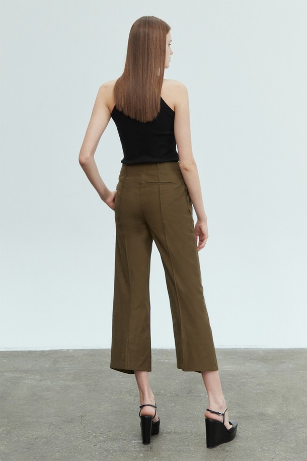 pelote - 롱/미디팬츠 - Tailored Slim Boot-Cut Trousers