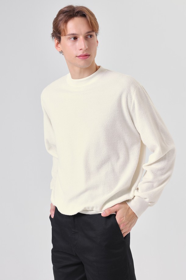 pelote - 스웨터 - Male Round Terry Knit