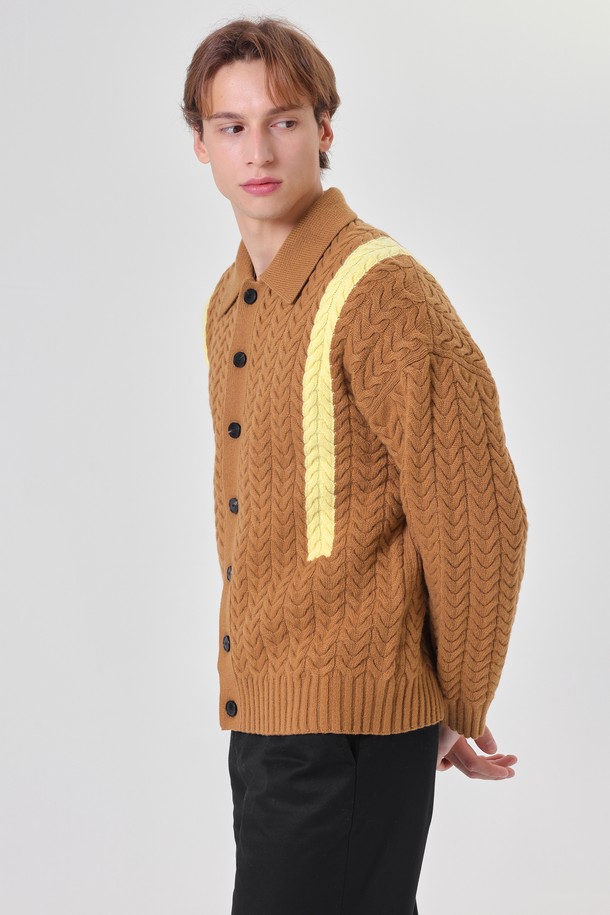 pelote - 가디건 - Signature Line Cashmere Cardigan