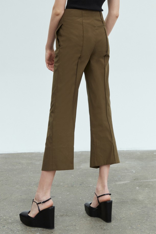 pelote - 롱/미디팬츠 - Tailored Slim Boot-Cut Trousers