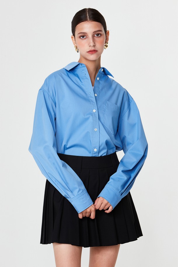 pelote - 셔츠 - Basic Semi-over Shirts