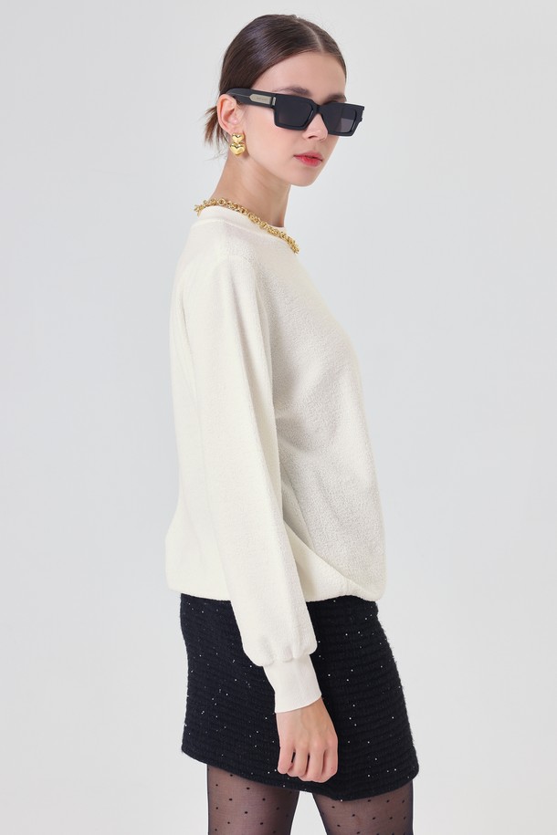 pelote - 스웨터 - Female Round Terry Knit