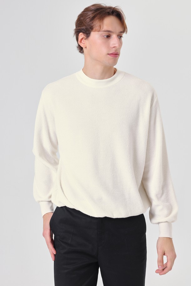 pelote - 스웨터 - Male Round Terry Knit