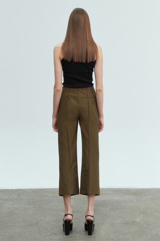 pelote - 롱/미디팬츠 - Tailored Slim Boot-Cut Trousers