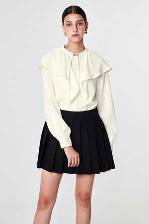 Ruffle Cape blouse