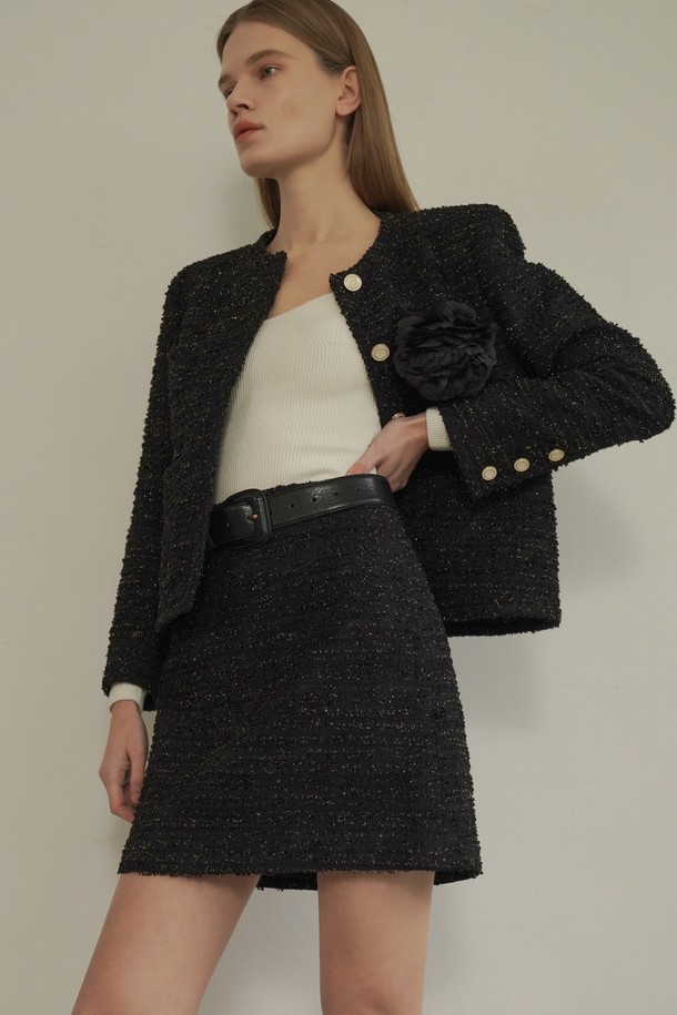 pelote - 미니스커트 - Breco Tweed Skirt