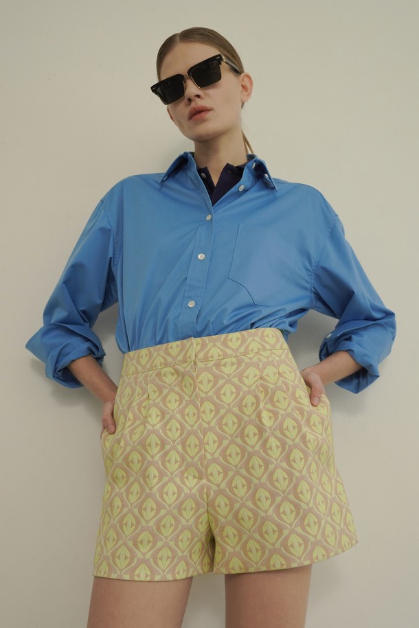 pelote - 쇼트팬츠 - Pattern Short Pants