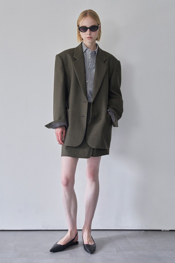 pelote - 자켓 - CAMPORE PURE WOOL JACKET (Khaki)