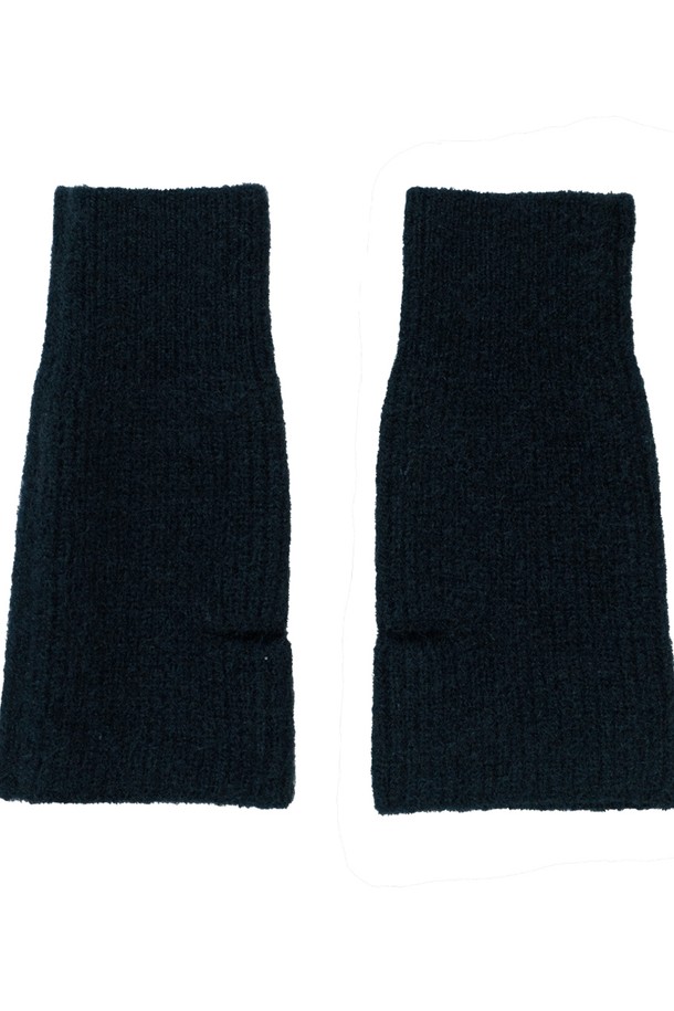 pelote - 장갑 - MOHAIR WOOL BLENDED HAND WARMER (Black)