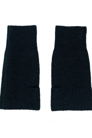 MOHAIR WOOL BLENDED HAND WARMER (Black)