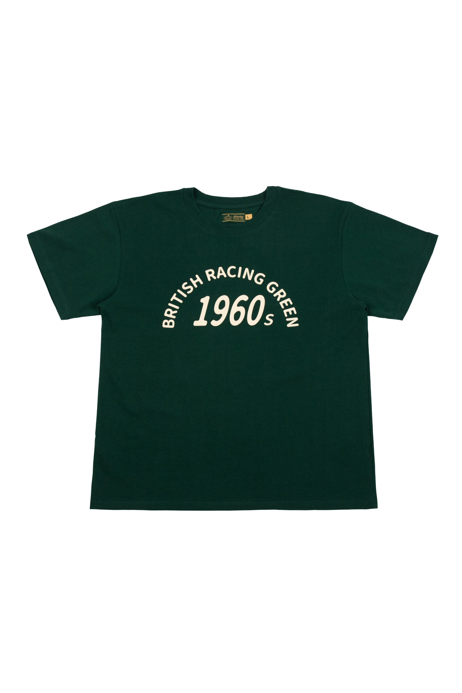 1960s British Racing Green Logo T-shirt(Unisex)_Saturday Leisure Club