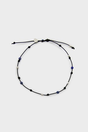 터키석 실버볼 매듭 발찌 A0682