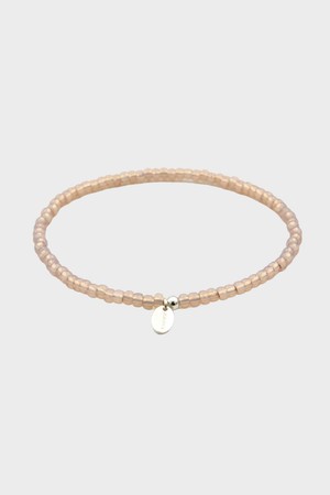 밀키 비즈 실버볼 팔찌 B01057