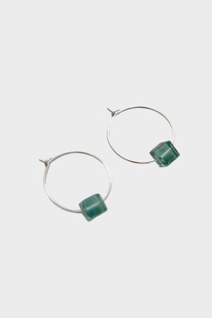 스왈 큐브 실버 링 귀걸이 M03945