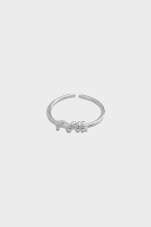 코일 오픈 실버 반지 R0704