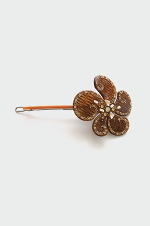 클라우드 플라워 큐빅 헤어핀 Bh0959