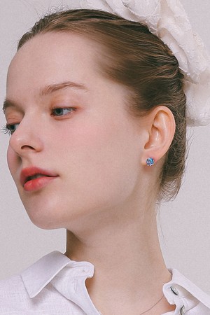 런던블루 토파즈 실버 귀걸이 M04007