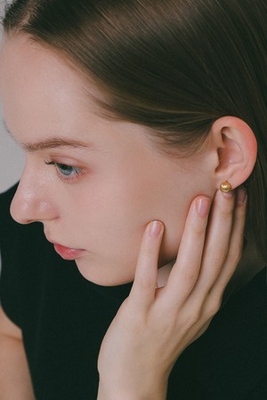 매트 볼 실버 귀걸이 M03987