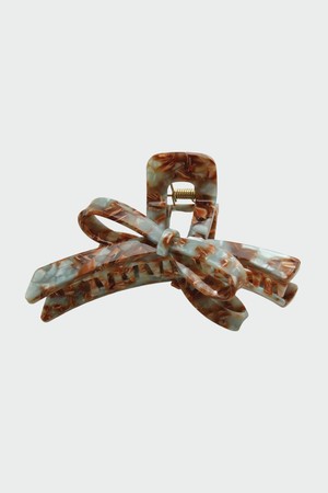 프랑스 언발란스 리본 집게핀 Bh0960