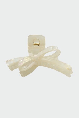 프랑스 언발란스 리본 집게핀 Bh0960