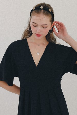 크링클 웨이브 링 실버 귀걸이 M04042