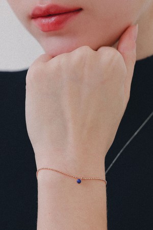 라피스라줄리 볼체인 실버 팔찌 B01048