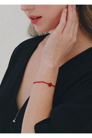 레드 로즈 자마노 실버 팔찌 B01072