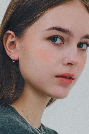 인피니티 실버 귀걸이 M04048