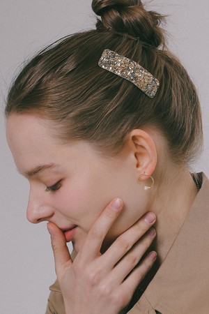 골프 링 진주 실버 귀걸이 M04014