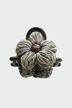 크로셰 니트 플라워 집게핀 H01517