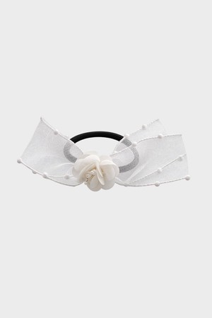 쉬폰 리본 헤어끈 H01616