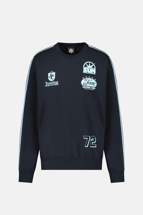 SUNLOVE - 스웨트셔츠 - Team Crewneck Sweatshirt Navy