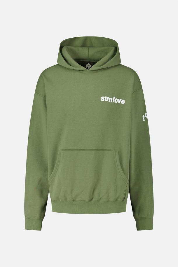 SUNLOVE - 후디 - Tour Brushed Hoodie Olive