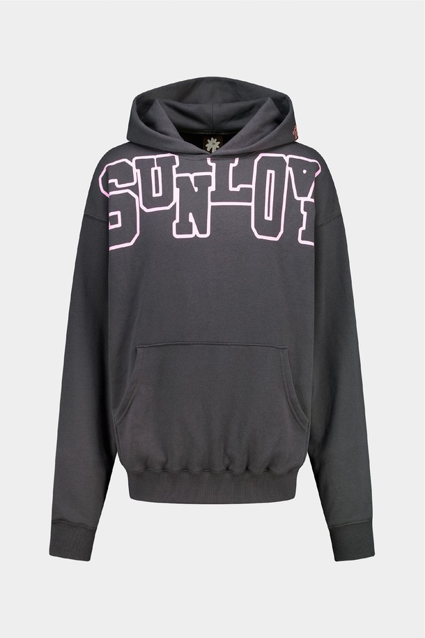 SUNLOVE - 후디 - Stroke Hoodie Charcoal