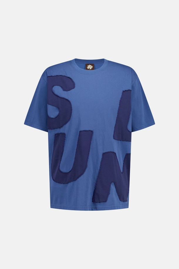 SUNLOVE - 반팔티셔츠 - Capital Tee Blue