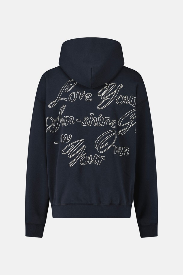 SUNLOVE - 후디 - Wise Word Hoodie Navy