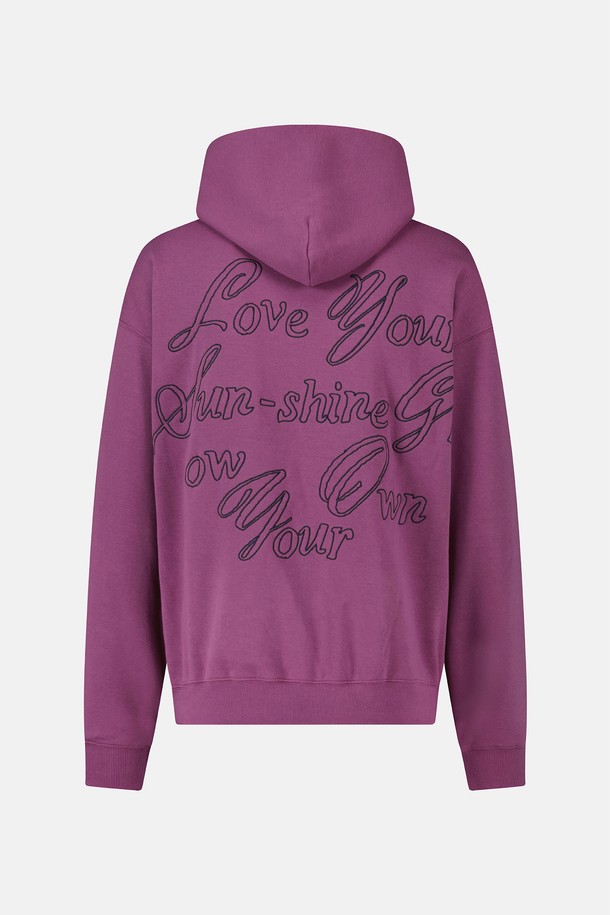 SUNLOVE - 후디 - Wise Word Hoodie Magenta