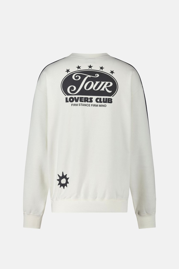 SUNLOVE - 스웨트셔츠 - Team Crewneck Sweatshirt Ivory