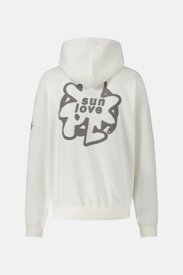 SUNLOVE - 후디 - Tour Brushed Hoodie Ivory