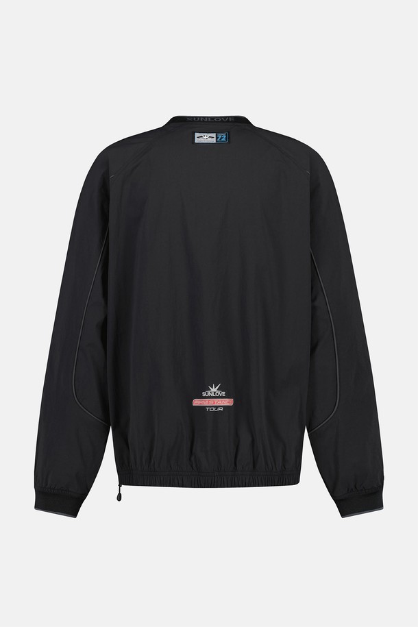 SUNLOVE - 아노락/바람막이 - Lovers Golf Pullover Black