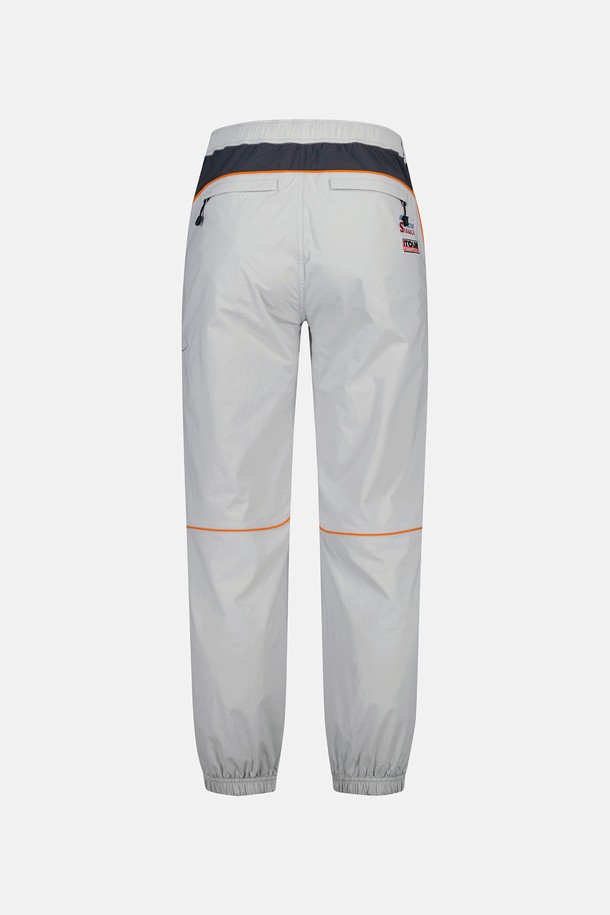 SUNLOVE - 캐주얼팬츠 - Piping Warm-up Pants Light Grey