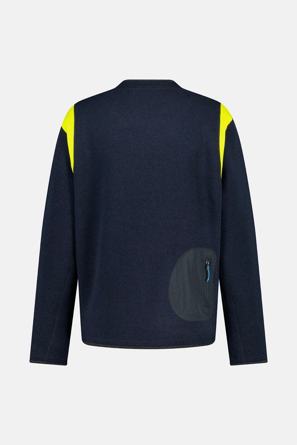 SUNLOVE - 긴팔티셔츠 - Polartec Thermal Crewneck Pullover Navy