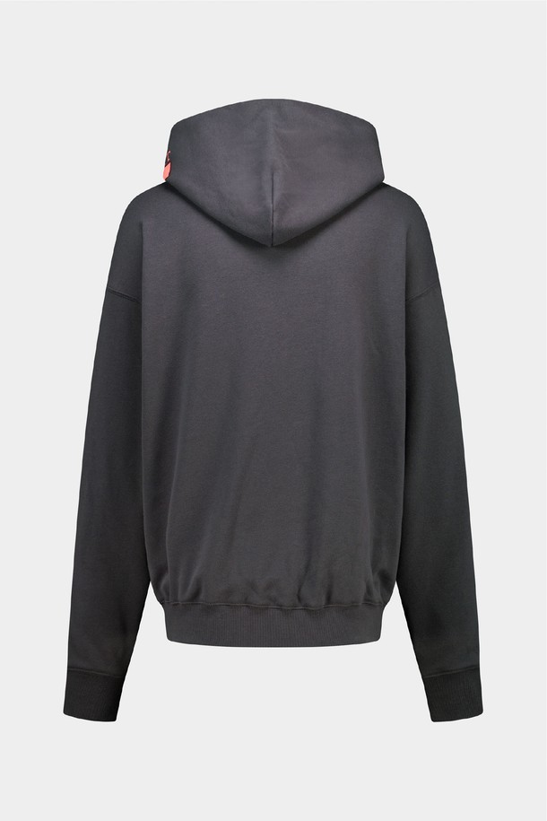 SUNLOVE - 후디 - Stroke Hoodie Charcoal