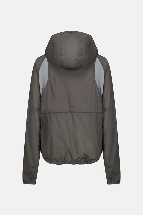 SUNLOVE - 바람막이/아노락 - W Hooded Light Jacket Charcoal